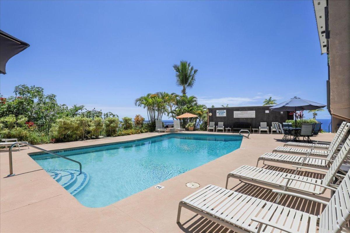 카일루아 코나 Kona Westwind 1 New! Quiet Ocean-View 1St Floor | Patio | Pool 빌라 외부 사진